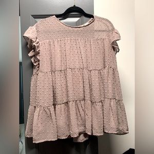 Flowy Light Pink Shirt